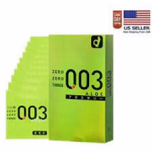 Okamoto Condom 0.03 Aloe 10 pieces