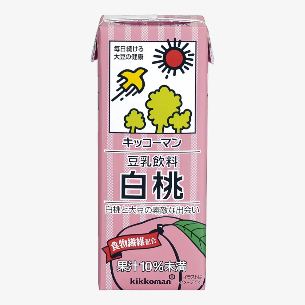 KIKKOMAN Soy Milk Peach (200ml)