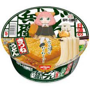 Nissin Donbei Deep Fried Bean Curd Bowl Udon SPY��FAMILY Package 95g