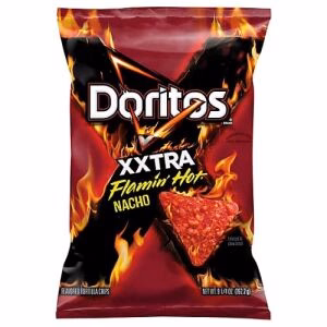 Fritolays Doritos Corn Chips (XXTRA Super Spicy) 55g