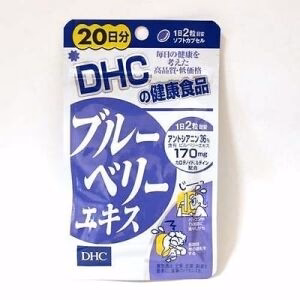 DHC Blueberry Extract Supplement Tablets 20days / 180mg x 40tablet