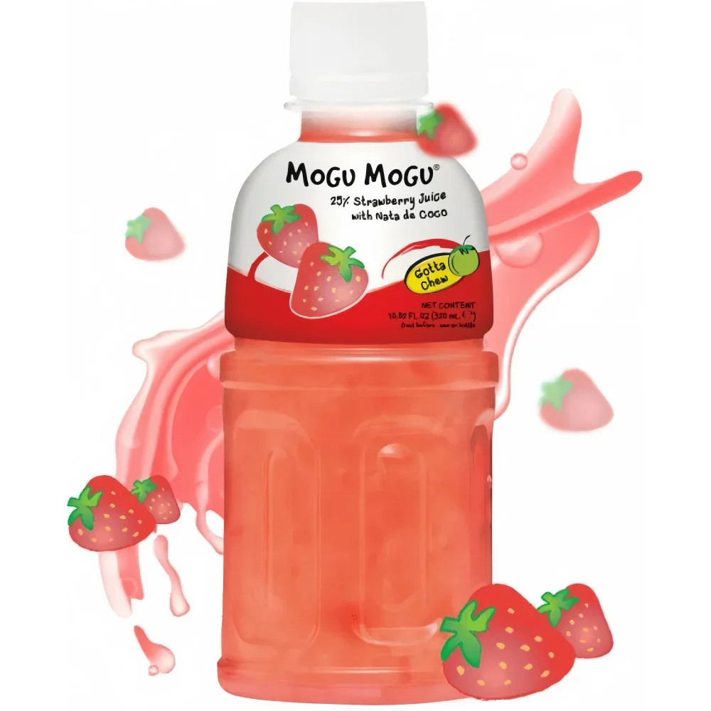 MOGU MOGU Nata de Coco Strawberry Flavor Drink 320ml