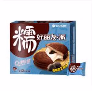 ORION Chocolate Pie (Black Sesame Mochi) 28g*12pcs