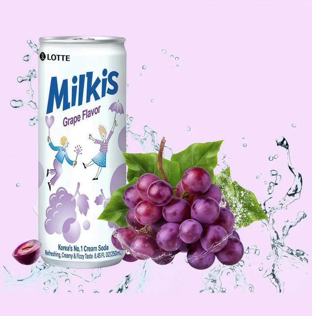 LOTTE Milkis (Grape) 250ml