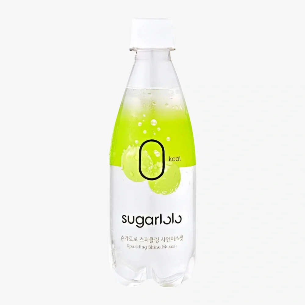 SUGARLOLO 0 kcal Sparkling Water (Shine Muscat Flavor) 350ml