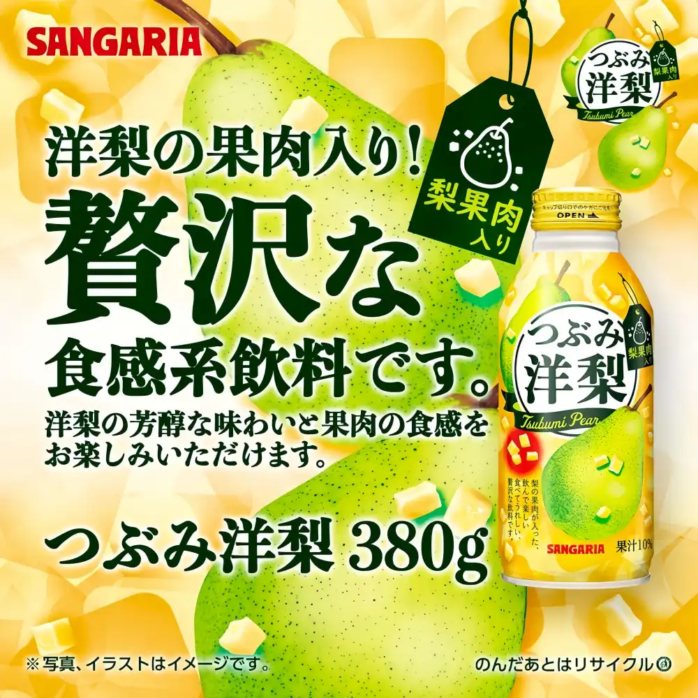 SANGARIA Pear Juice with Pulp Drink 380g