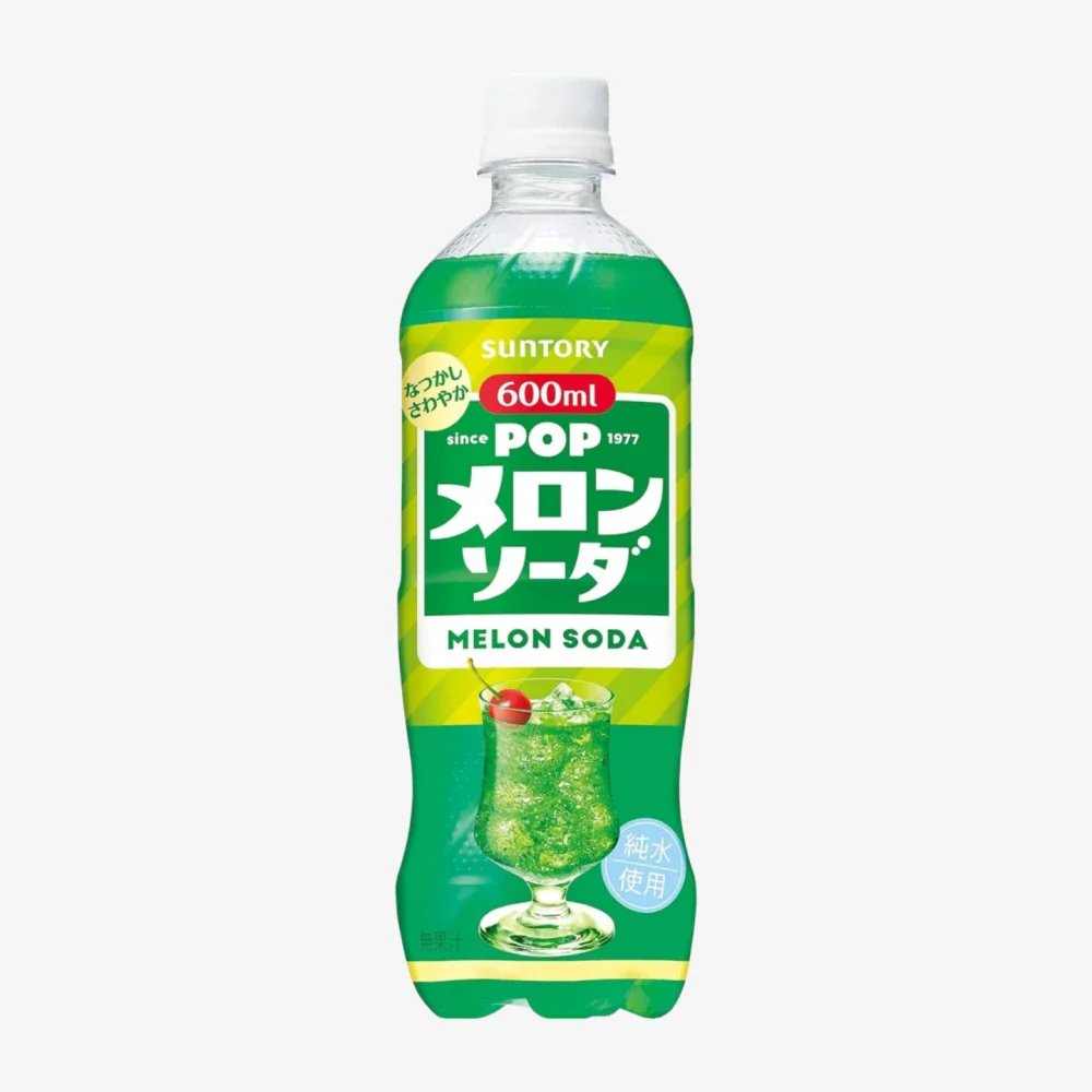 SUNTORY Pop Melon Soda 600ml