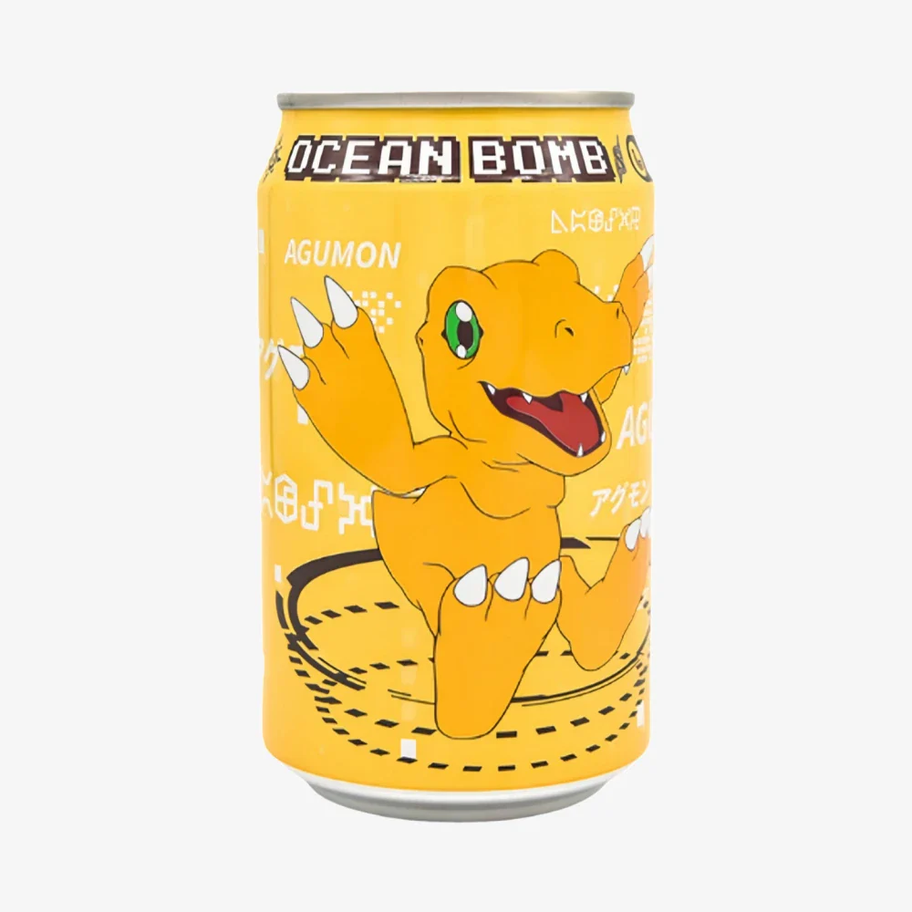 OCEAN BOMB Agumon Sparkling Water (Banana Flavour) 330ml