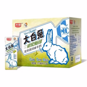 White Rabbit Milk Drinks (Longjing Tea Flavor) 200ml *12