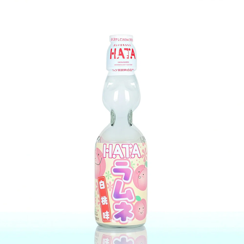 HATA Ramune Soda White Peach Flavor 200ml