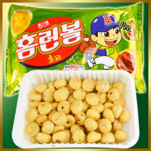 HAITAI Homerun Ball Chocolate Puff128g