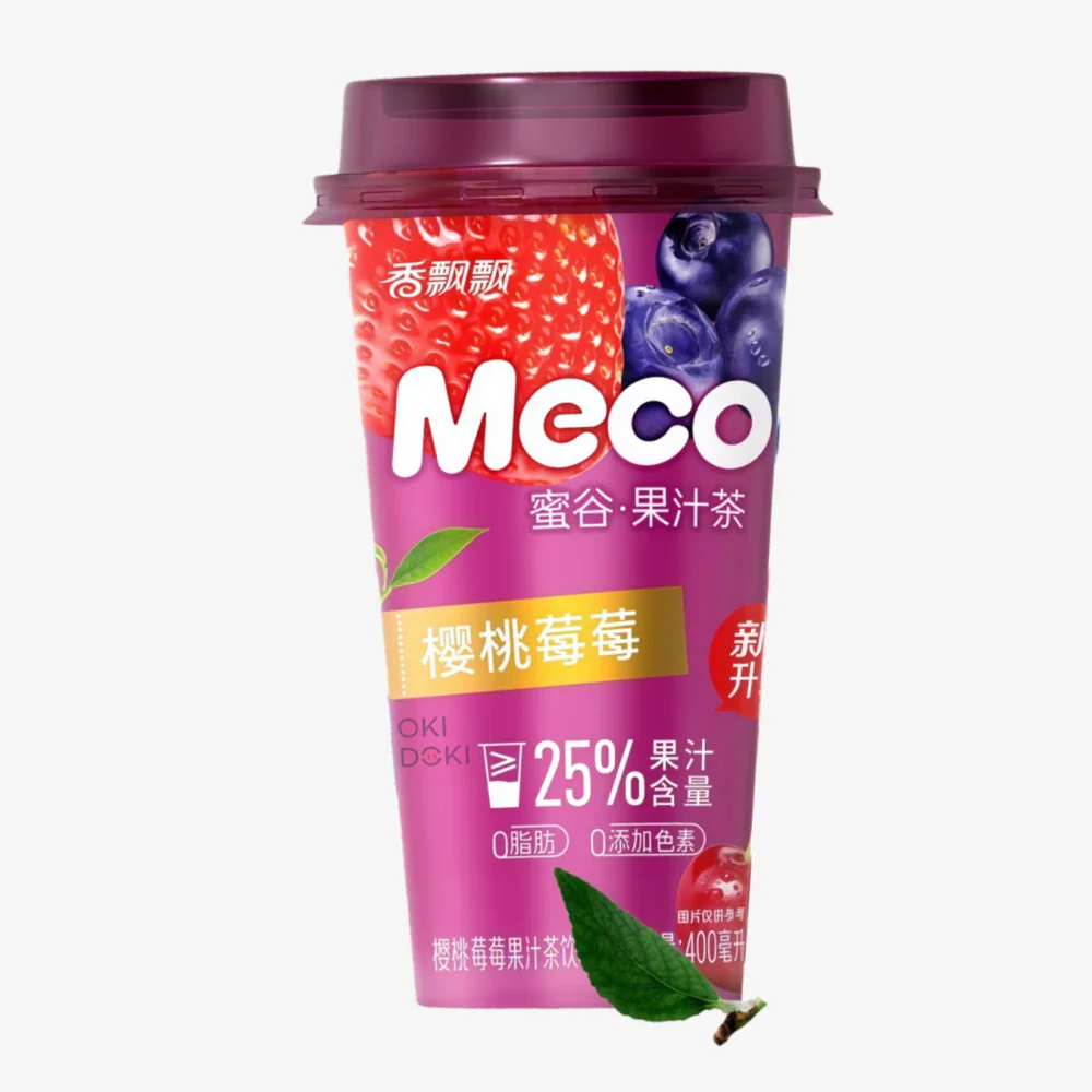 XIANG PIAO PIAO Meco Fruit Tea Cherry & Berry Flavor 400 ml