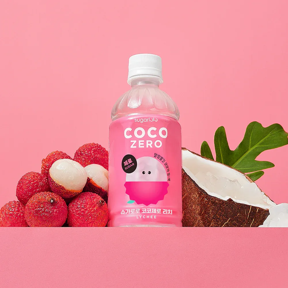SUGARLOLO Coco Zero Drink (Lychee Flavor) 340ml