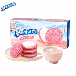 Oreo Peach Flower & Rice Brewing Chinese Flavor Biscuits Snack 194G