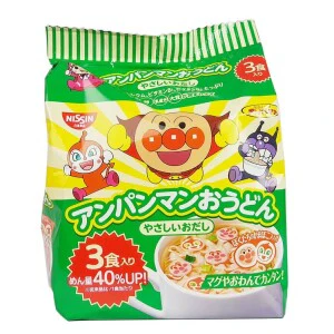 NISSIN Anpanman Dashi Udon 3 servings