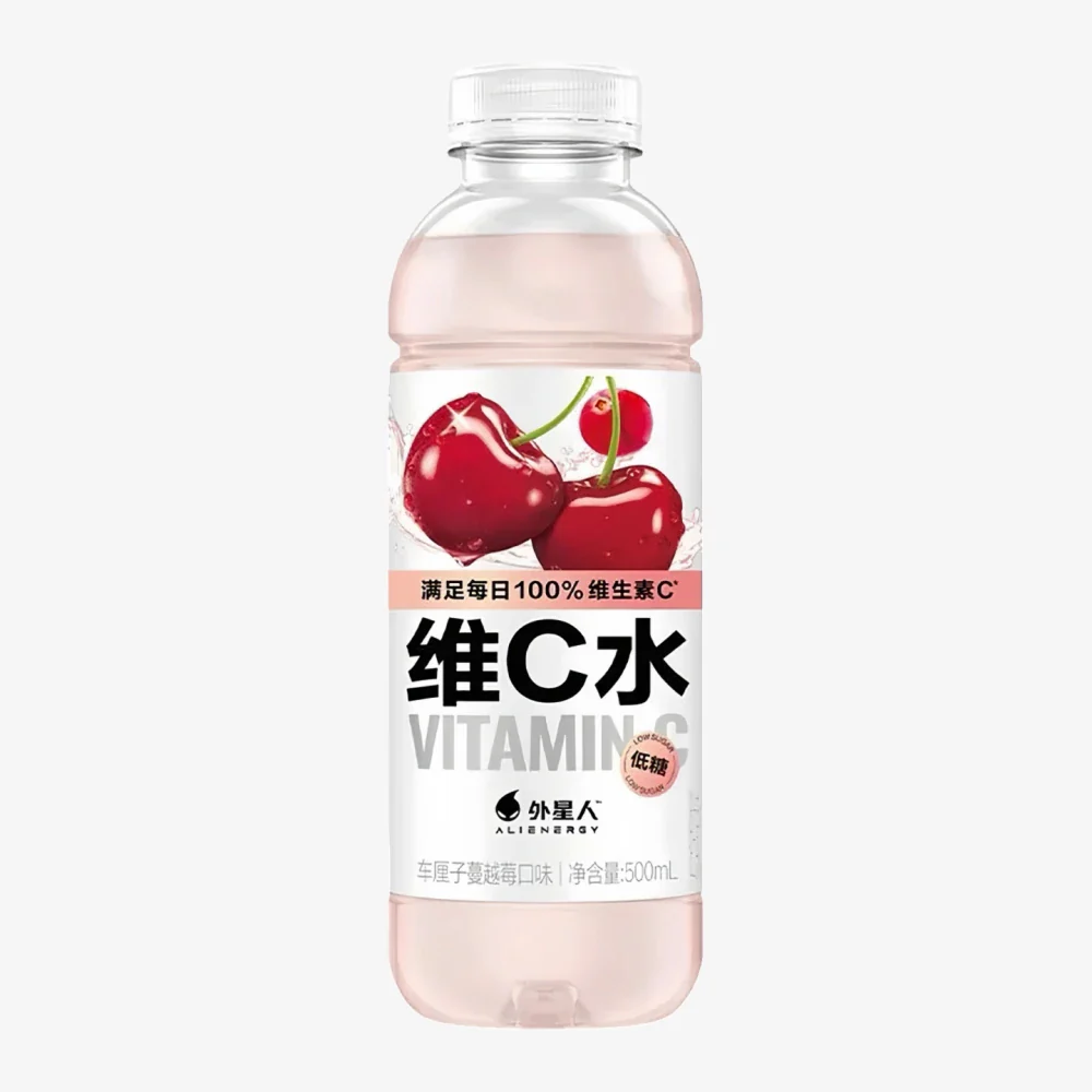 GENKI FOREST Alienergy Vitamin C (Cherry Cranberry Falvor) Drink 500ml