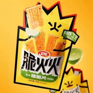 WEILONG Crispy Chips Lime Flavor 45g