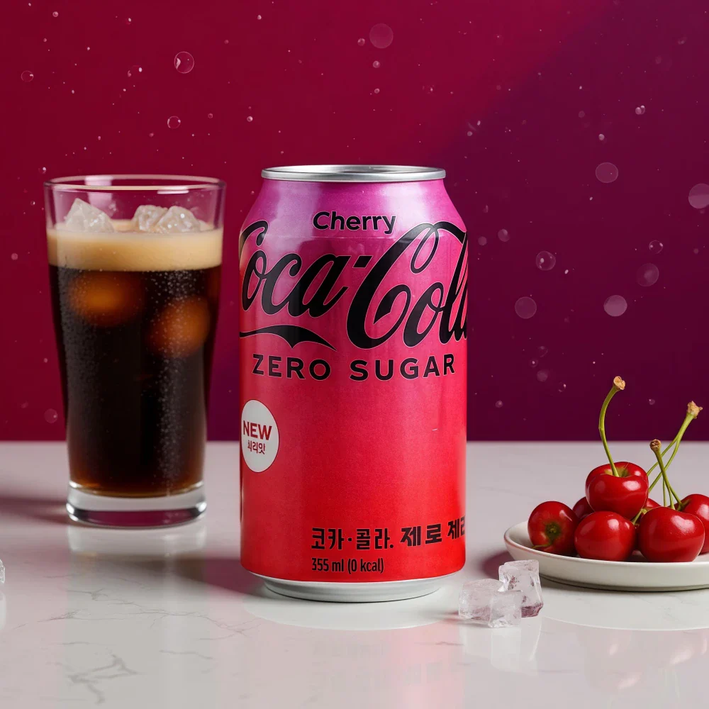 Cherry Coke - COCA-COLA - zero sugar 355 ml