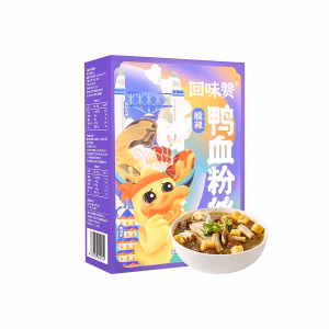 HUIWEIZAN Rice Noodle With Duck Blood (Spicy and Sour Flavor) 294.5g