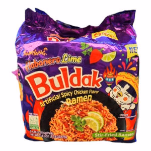 SAMYANG Buldak Hot Chicken Ramen Habanero Lime Flavor (5 Bags)