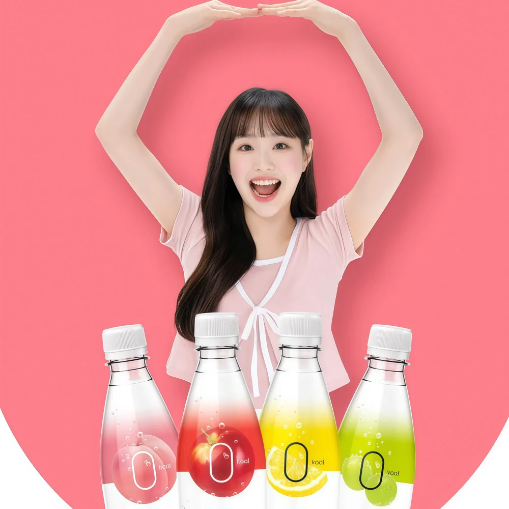 SUGARLOLO 0 kcal Sparkling Water (Peach Flavor) 350ml