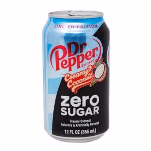 Dr.Pepper Creamy Coconut Soda - Zero Sugar 355ml