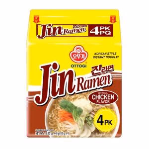 Ottogi Jin Ramen Chicken Flavor (4 Bags)