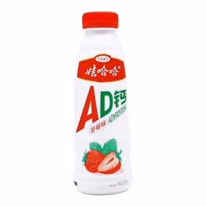 Wahaha AD Calcium Milk Drink Strawberry Flavor 450ml