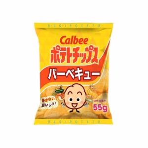 Calbee BBQ Potato Chips 55g