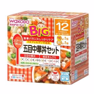 WAKODO big Nutrition Marche Gomoku Chinese Rice Bowl Set  110g *1,;80g*1
