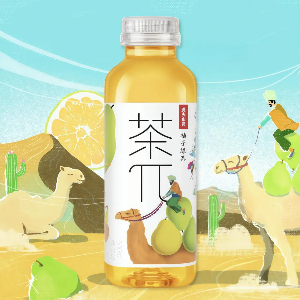 NONG FU Pi Grapefruit Green Tea 500ml