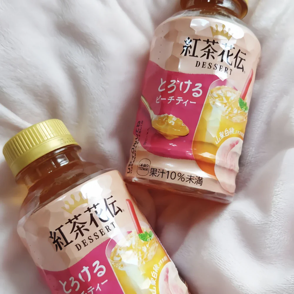 COCA-COLA Tea Kaden Dessert Melting Peach Tea 280ml