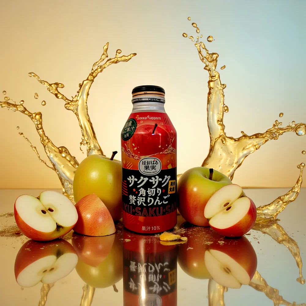 POKKA Sapporo Apple Juice with Pulp 400g