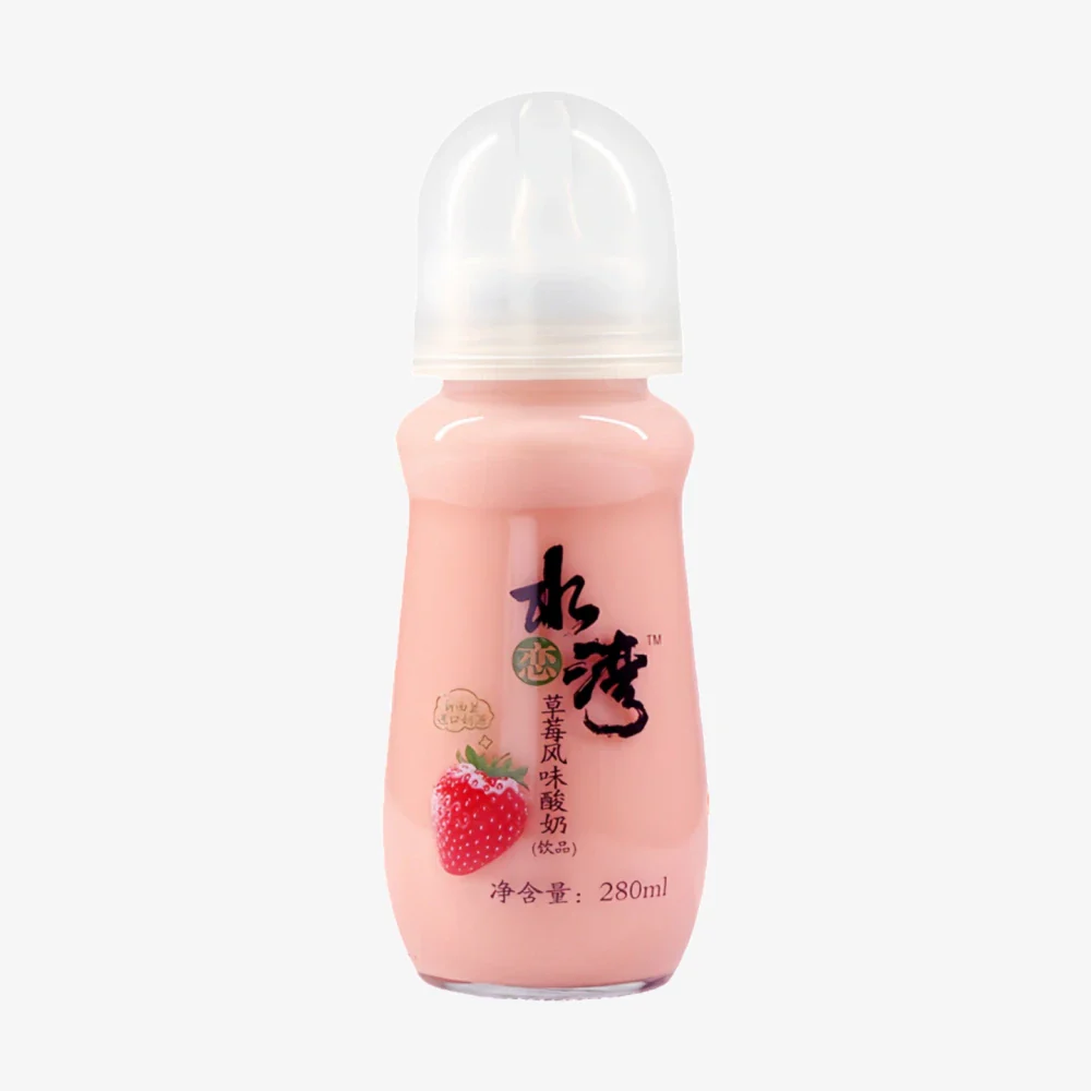 SHUILIANWAN Yogurt Drink (Strawberry Flavor) 280ml