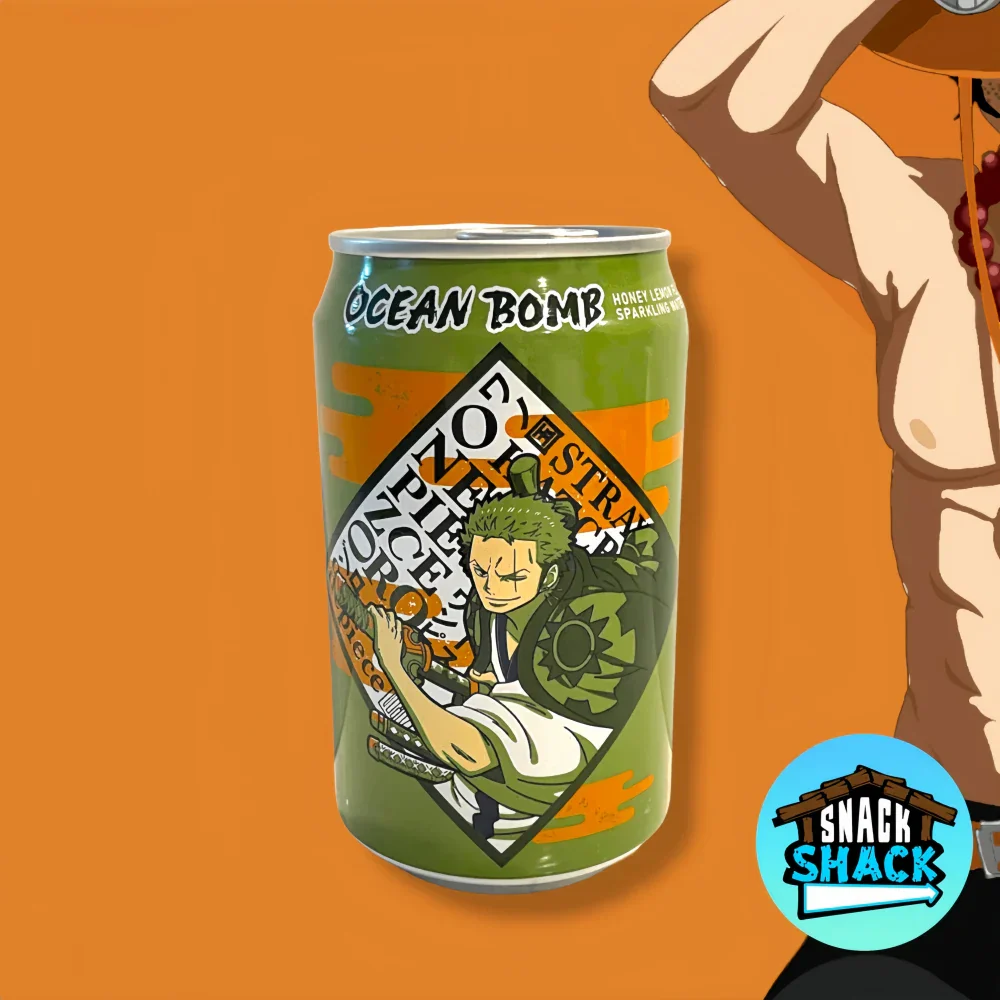 OCEAN BOMB One Piece Sparkling Water (Honey Lemon Flavor) 330ml