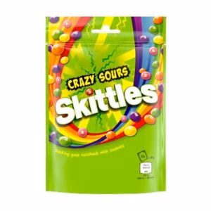 Skittles Rainbow Candy Crazy Sours Flavor 136g