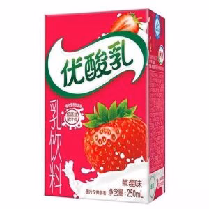 Yili Yogurt Strawberry 250ml