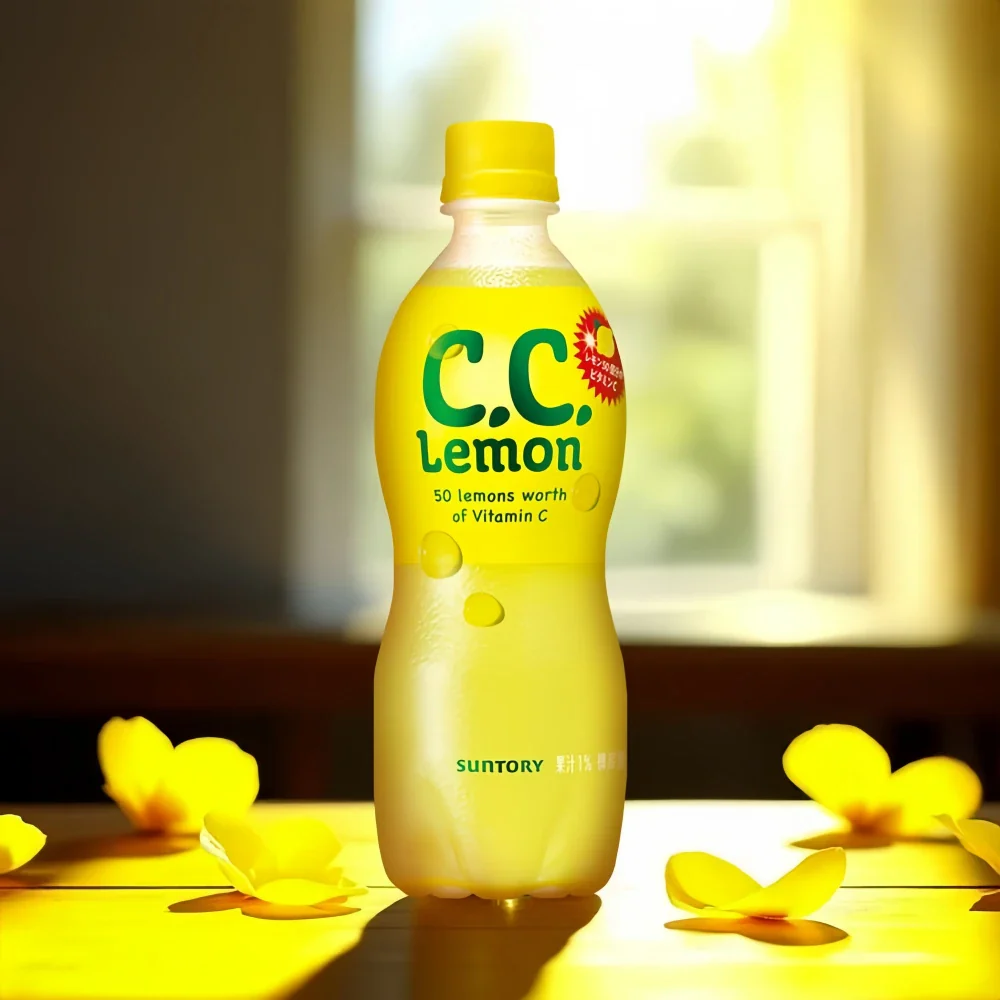 SUNTORY C.C. Lemon Sparkling Drink 500ml