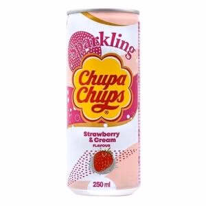 Sparkling Chupa Chups (Strawberry &Cream Flavor)