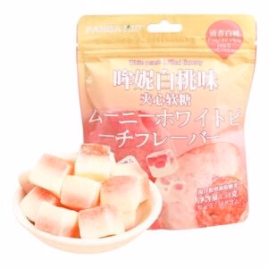 XIONGZAI Filled Gummy White Peach Flavor 58g