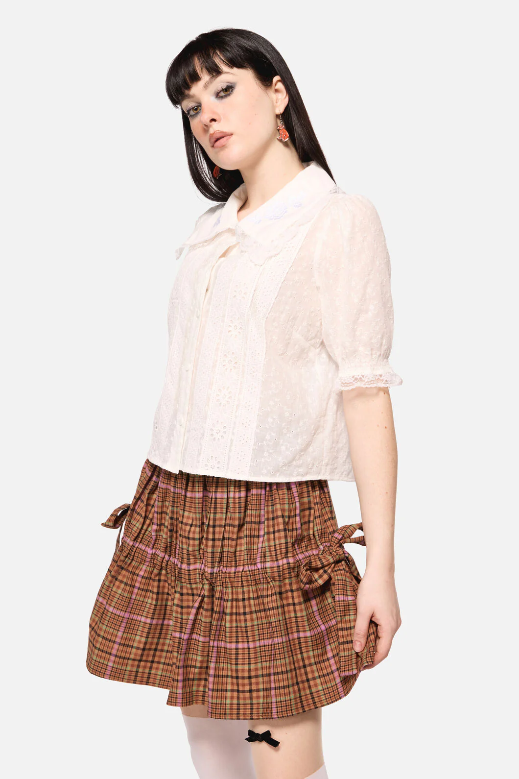 Friendly Cow Broderie Blouse