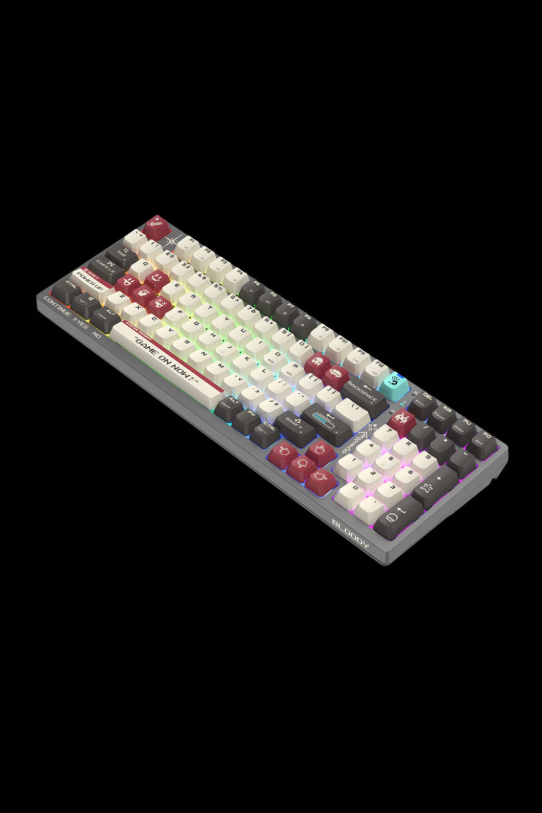 WS98 Dual Core Mechanical Keyboard (Pixels red)