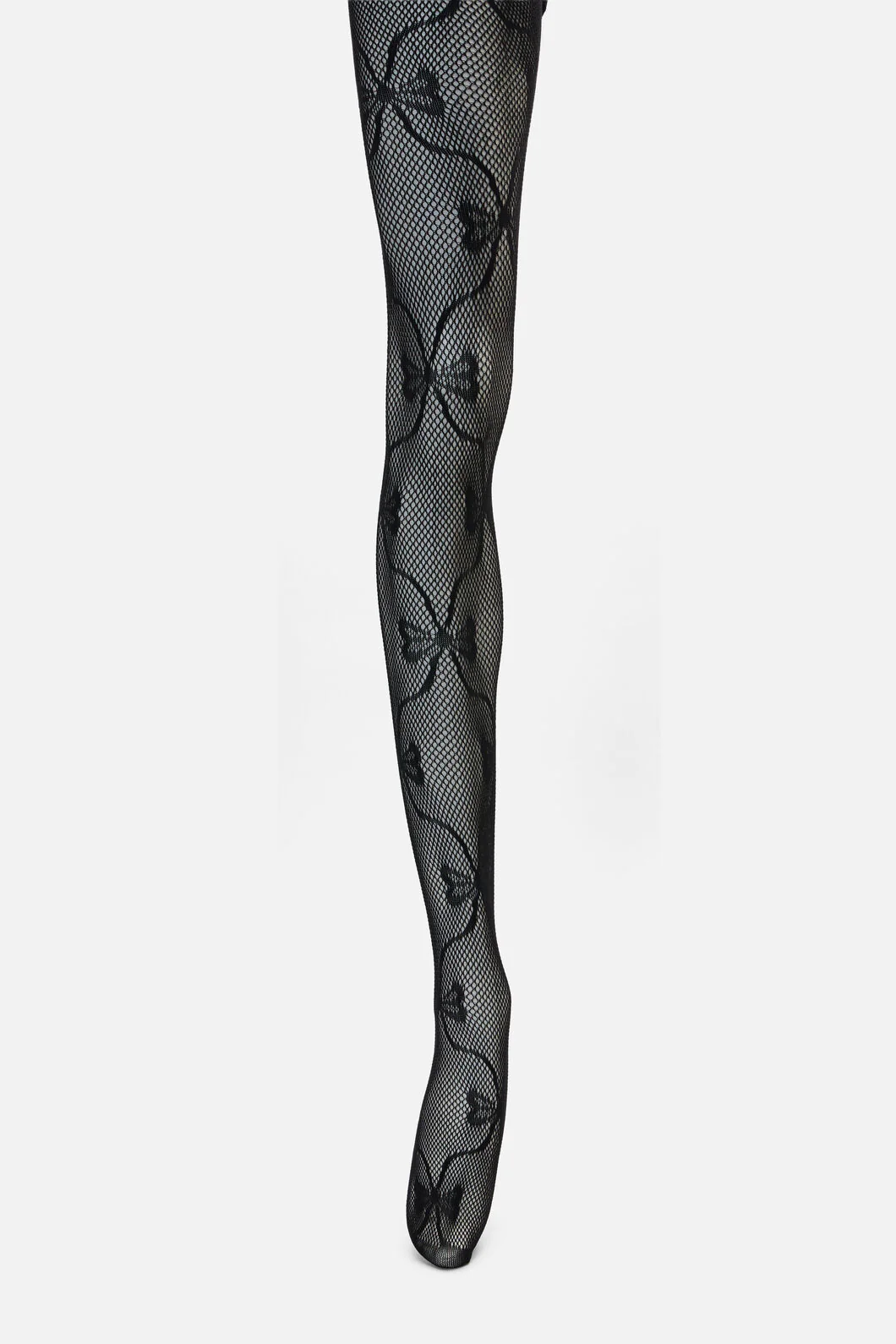 Bow Mesh Tights