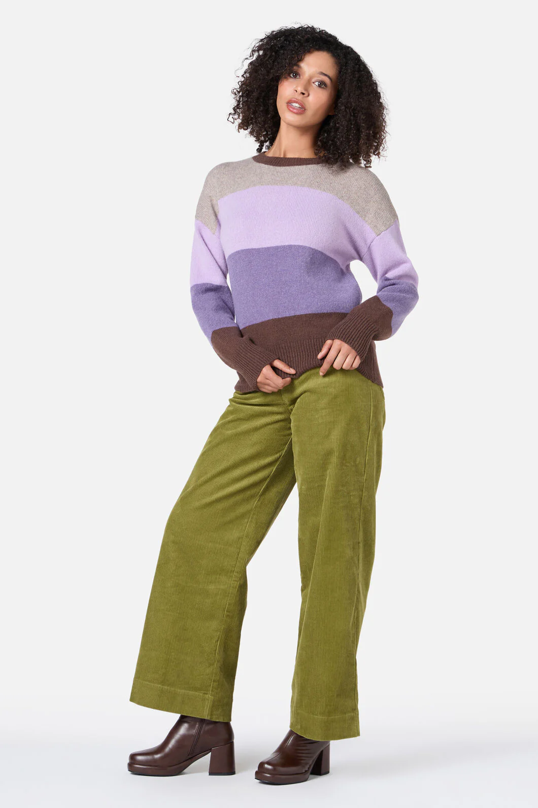 Arla Stripe Knit Jumper