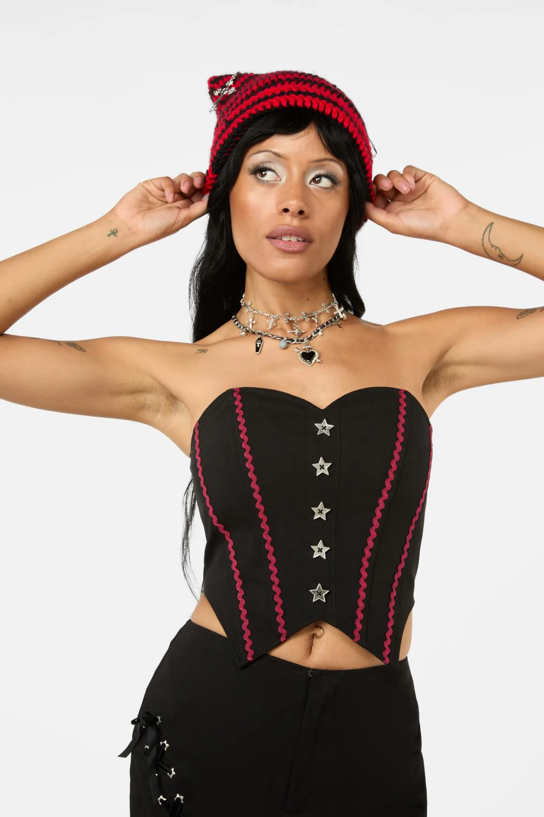 Iykyk Rickrack Corset Top