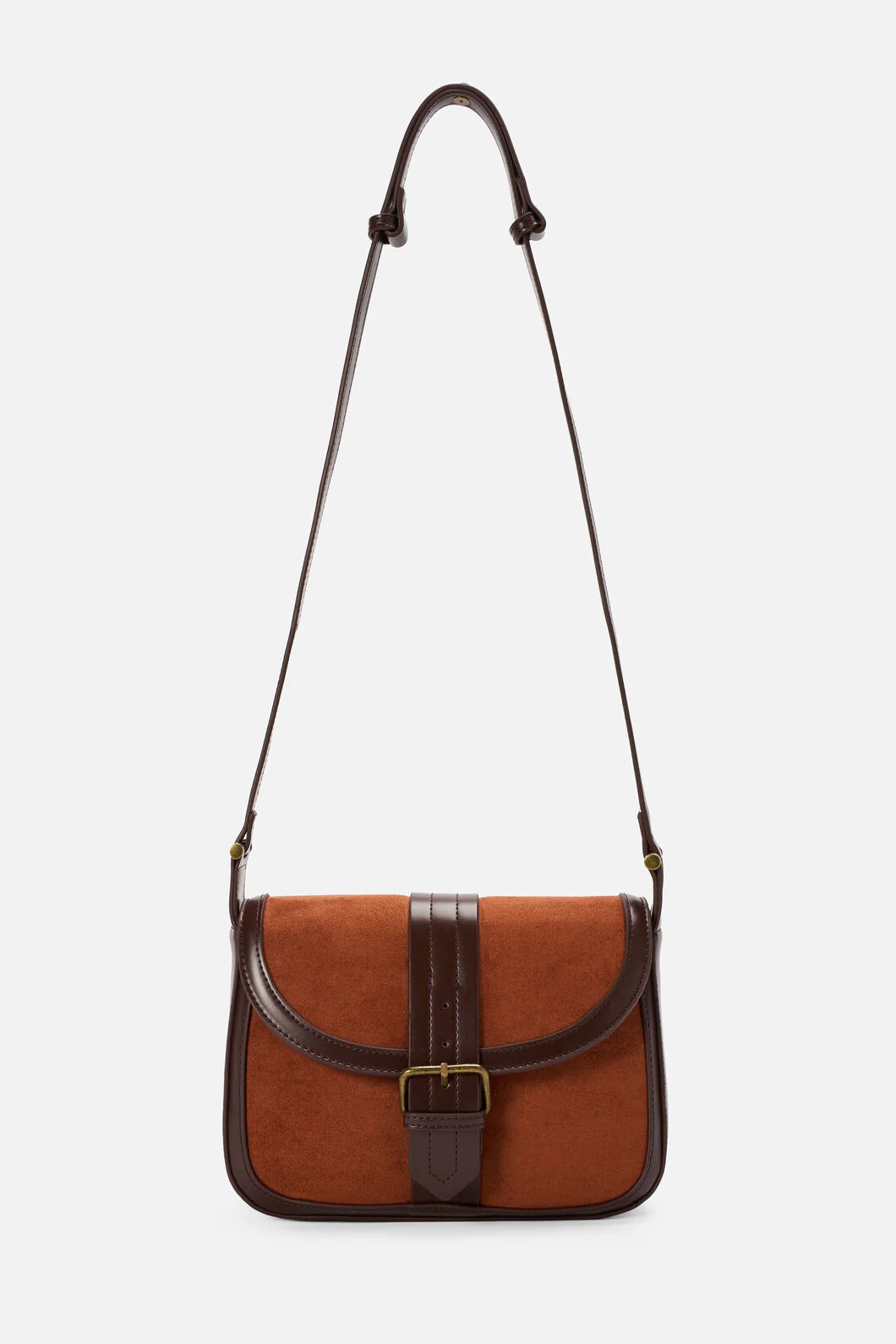 Suede Look Vintage Bag