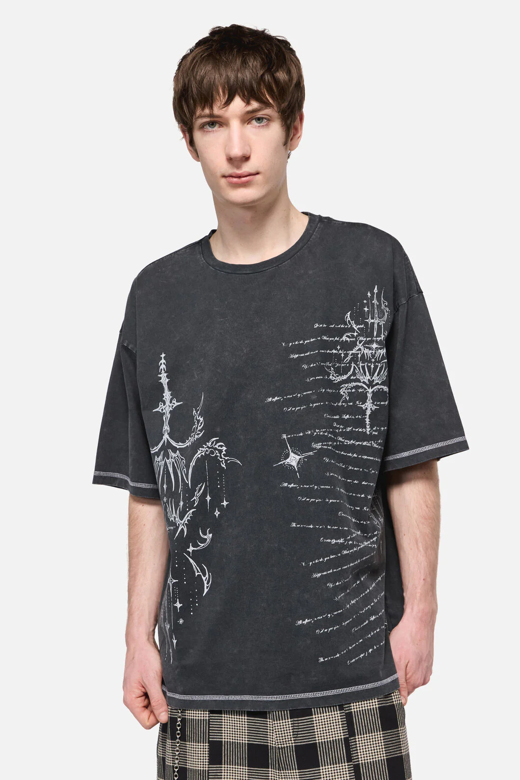 Tech Oversized Print Tee