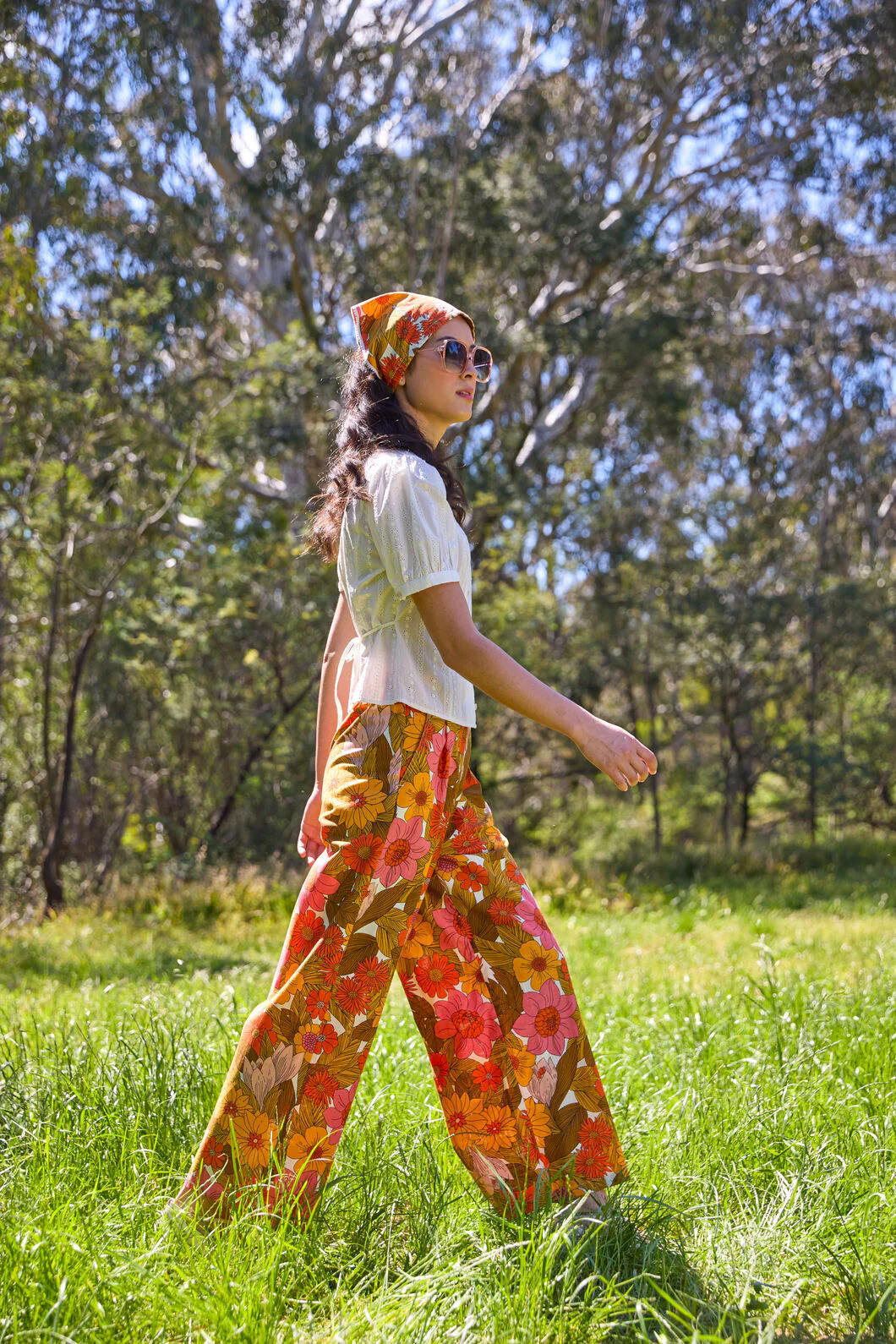 Nellie 70'S Floral Culotte