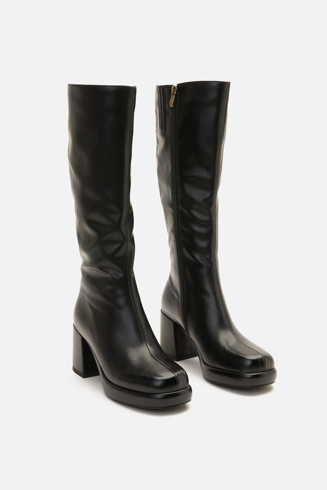 Black Knee High Boot