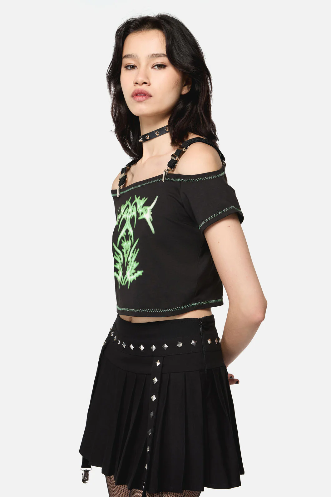 Hazardous Grunge Top